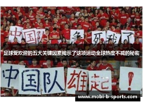 足球受欢迎的五大关键因素揭示了这项运动全球热度不减的秘密