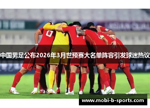 中国男足公布2026年3月世预赛大名单阵容引发球迷热议